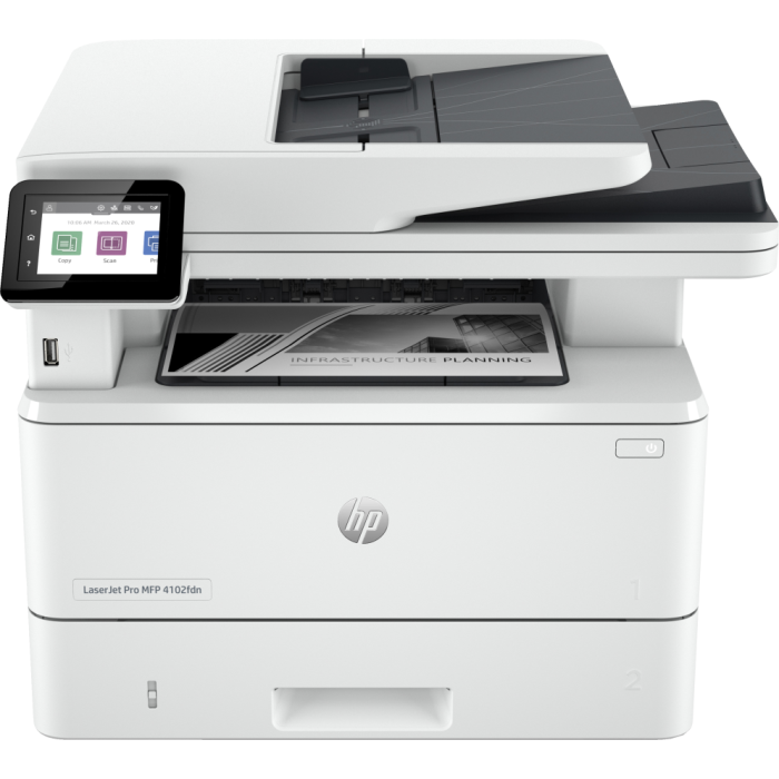 Multifunción Láser Monocromo HP Laserjet Pro 4102FDN Fax/ Dúplex/ ADF/ Blanca Multifunción Láser Monocromo HP Laserjet Pro 4102FDN Fax/ Dúplex/ ADF/ Blanca