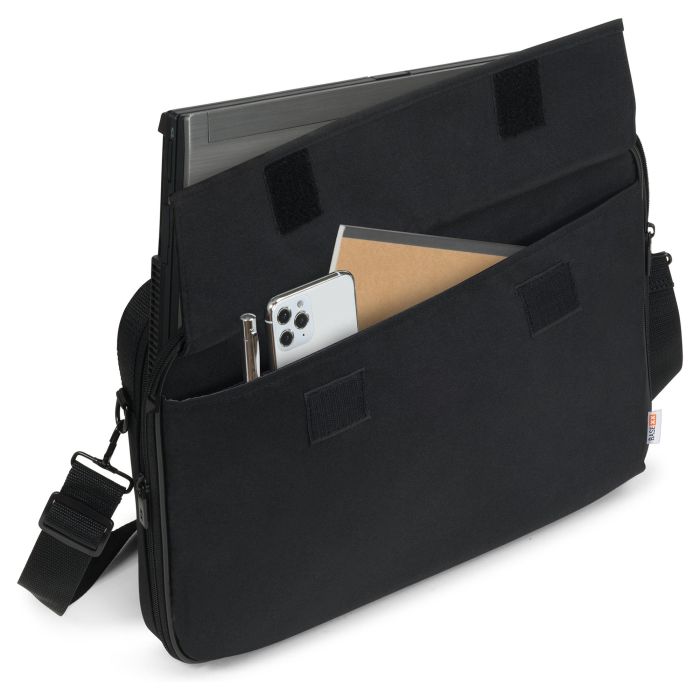 Dicota BASE XX Maletín para portátil de 13-14.1 pulgadas, Poliéster, Negro, 365 x 260 x 55 mm