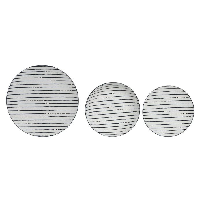 Vajilla Mediterraneo DKD Home Decor Azul 19 x 2 x 19 cm Set de 18 Vajilla Mediterraneo DKD Home Decor Azul 19 x 2 x 19 cm Set de 18