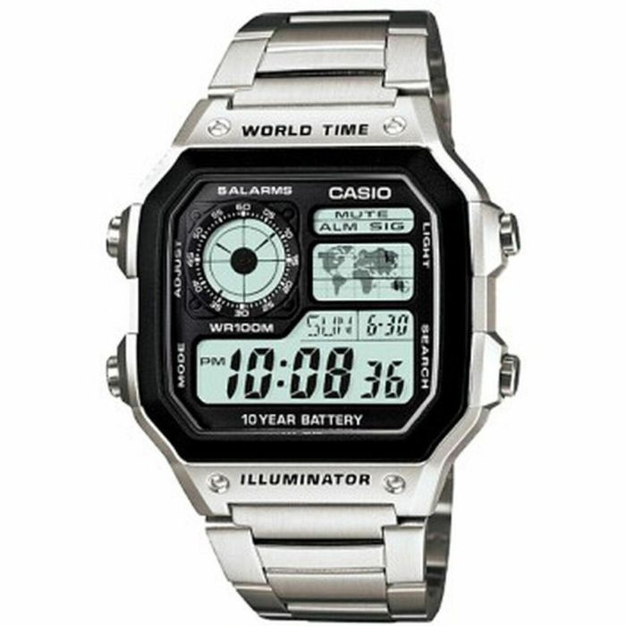 Reloj Unisex Casio Bruni Basics-Clear 4054274791979 Negro Plateado Reloj Unisex Casio Bruni Basics-Clear 4054274791979 Negro Plateado