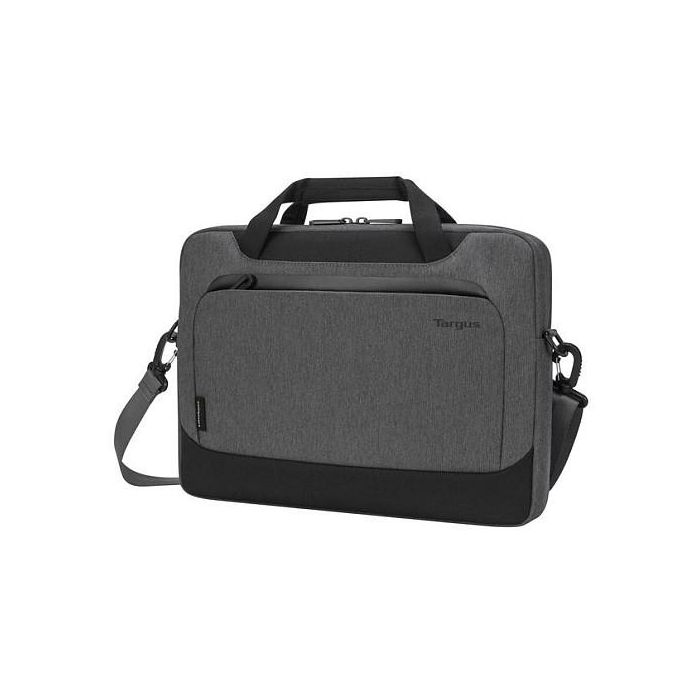 Targus Maletín Cypress EcoSmart para Portátil de 39,6 cm (15.6"), Gris, con Asa y Tirante para Hombro