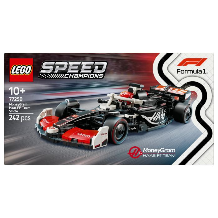 LEGO Speed Champions MoneyGram Haas F1 Team VF-24 Coche de Carreras, Juego de Construcción, 242 Piezas, 10+ Años 4