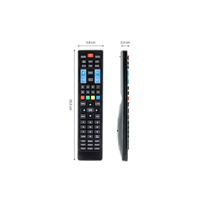 Ewent EW1575 Mando a distancia universal para TV LG y Samsung, compatible con Smart TV y 3D, listo para usar, Negro. 3 Ewent EW1575 Mando a distancia universal para TV LG y Samsung, compatible con Smart TV y 3D, listo para usar, Negro. 3