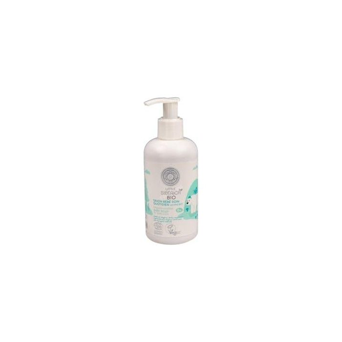Little Siberica Jabón Diario Bebé 250ml Eco Vegan - Limpia y Calma la Piel Delicada - Certificado Ecocert