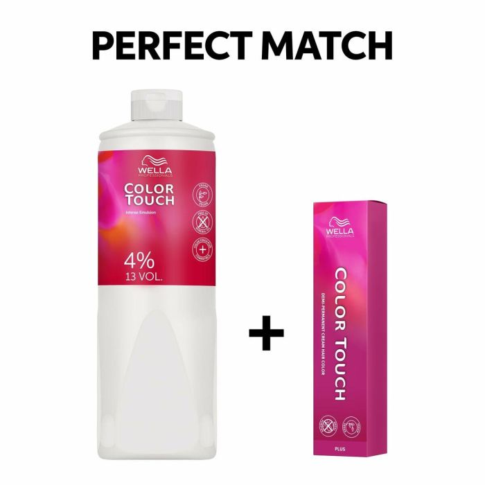 Wella Color Touch Emulsion 4% (13Vol) 1000 ml - Para coloración profesional precisa 2 Wella Color Touch Emulsion 4% (13Vol) 1000 ml - Para coloración profesional precisa 2