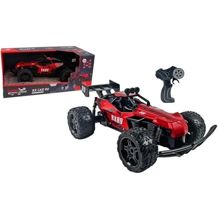 Coche Teledirigido - TURBO CHALLENGE - RX Car 89 093721 - Rojo - 1/12 - Batería Recargable y Pilas incluidas - Metal 3 Coche Teledirigido - TURBO CHALLENGE - RX Car 89 093721 - Rojo - 1/12 - Batería Recargable y Pilas incluidas - Metal 3