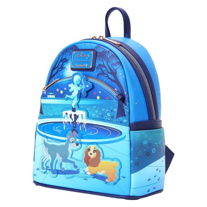 Mochila 70th Anniversary La Dama y el Vagabundo Disney Loungefly 26cm 3 Mochila 70th Anniversary La Dama y el Vagabundo Disney Loungefly 26cm 3