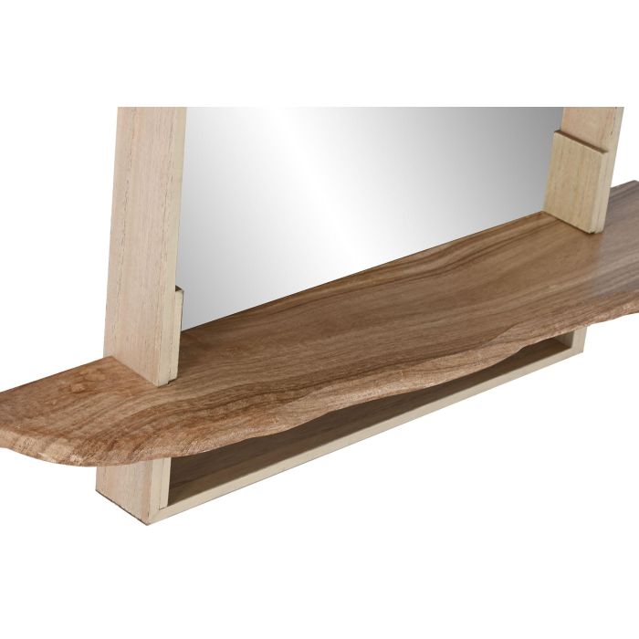 Espejo Alpino DKD Home Decor Natural 13 x 60 x 60 cm (2 Unidades) 2 Espejo Alpino DKD Home Decor Natural 13 x 60 x 60 cm (2 Unidades) 2