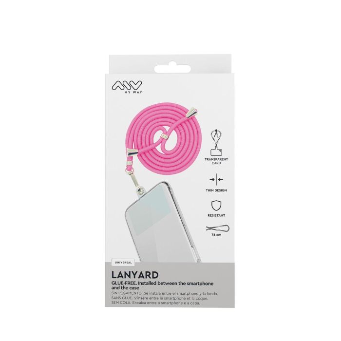 Colgante para Funda Universal Myway MWSTR0002/ Rosa 1