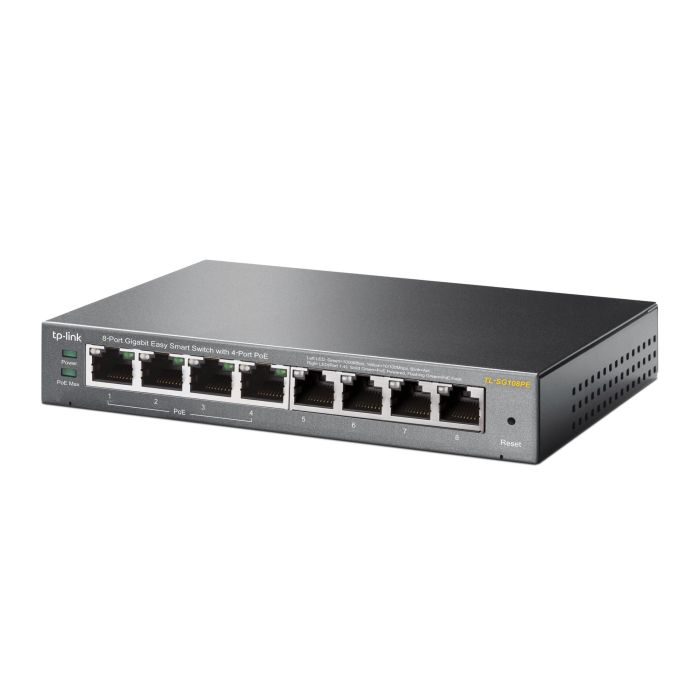 TP-Link TL-SG108PE Gestionado L2 Gigabit Ethernet (10/100/1000) Energía sobre Ethernet (PoE) Negro 2 TP-Link TL-SG108PE Gestionado L2 Gigabit Ethernet (10/100/1000) Energía sobre Ethernet (PoE) Negro 2