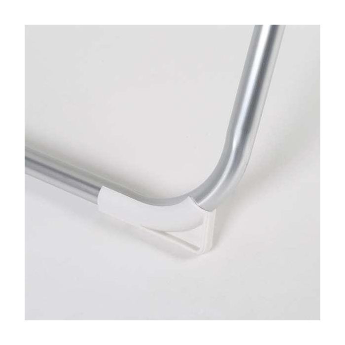Silla playa alta plegable aluminio blanca 48x60x90 cm con cojin y asa. 6 Silla playa alta plegable aluminio blanca 48x60x90 cm con cojin y asa. 6