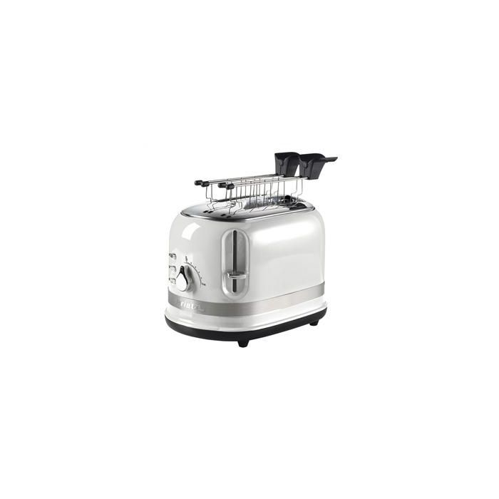 Ariete 149/01 Tostador Moderna 2 Ranuras Blanco con Pinzas, Descongelado y Recalentado Ariete 149/01 Tostador Moderna 2 Ranuras Blanco con Pinzas, Descongelado y Recalentado