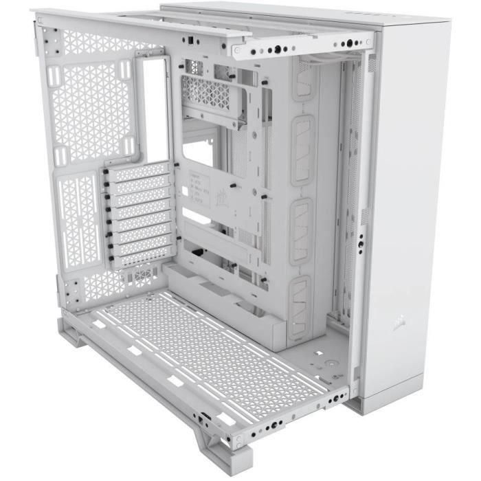 Corsair 6500D Airflow Caja PC Gaming Semitorre ATX Cristal Templado White con Flujo de Aire Optimizado para PC de Alto Rendimiento 2