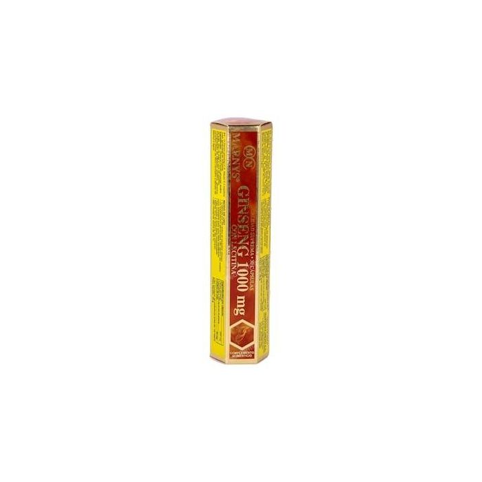 MARNYS Ginseng 1000 con Lecitina de Soja 30 Perlas. Apoyo al rendimiento mental, concentración y vitalidad.