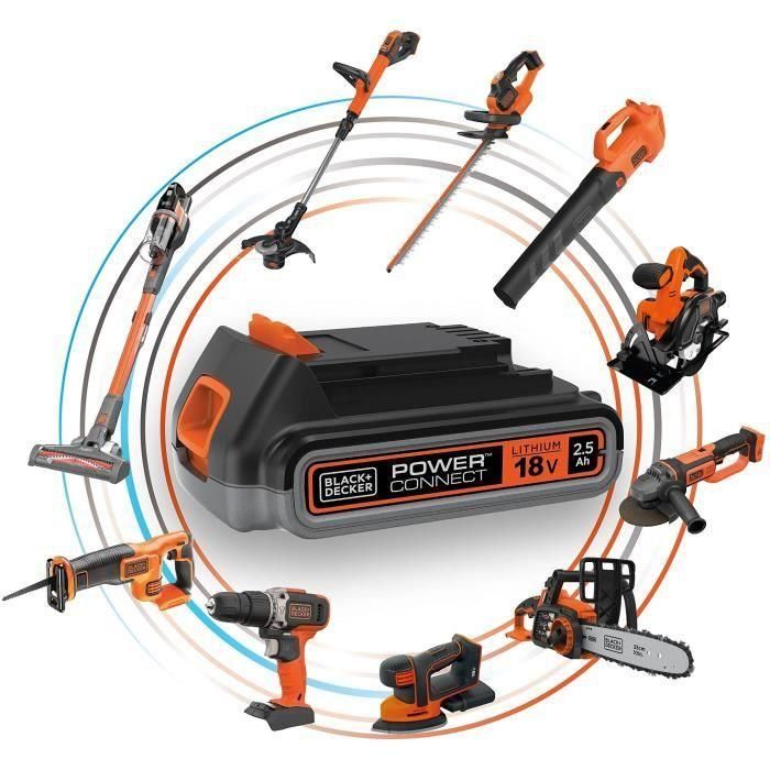 Litio de 18 V Black+Decker Battery 2.0 AH - BL2018 -XJ 4 Litio de 18 V Black+Decker Battery 2.0 AH - BL2018 -XJ 4