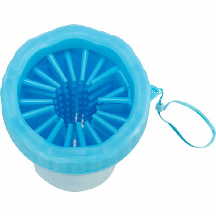 Limpiador de Patas para Perros Trixie Azul M/L 5 Limpiador de Patas para Perros Trixie Azul M/L 5