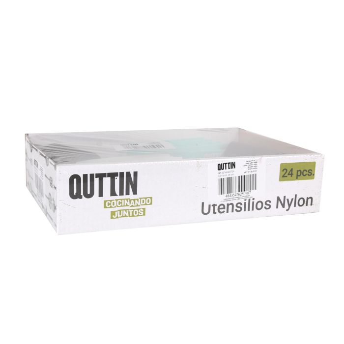 Cucharón de Nylon Quttin 29x8 cm Negro (24 Unidades) 8 Cucharón de Nylon Quttin 29x8 cm Negro (24 Unidades) 8