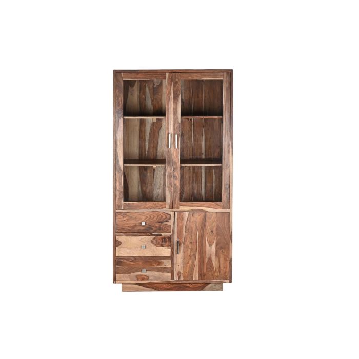 Vitrina DKD Home Decor Cristal Madera de caucho 100 x 42 x 190 cm 7 Vitrina DKD Home Decor Cristal Madera de caucho 100 x 42 x 190 cm 7