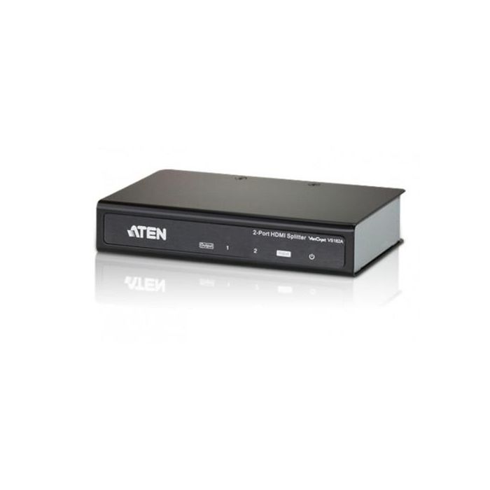 Aten VS182A Splitter HDMI 2 Puertos 10.2 Gb/s 340 MHz HDCP para Múltiples Pantallas Aten VS182A Splitter HDMI 2 Puertos 10.2 Gb/s 340 MHz HDCP para Múltiples Pantallas