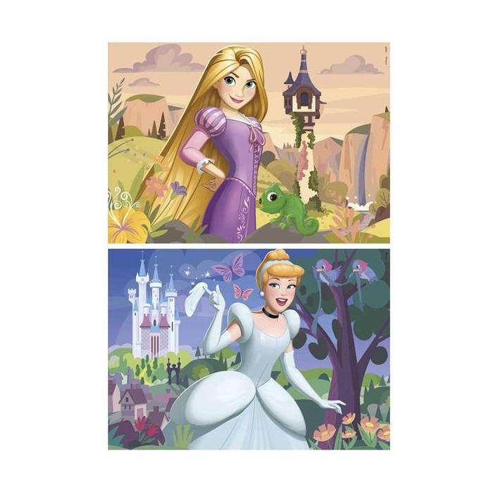 Puzzle 2x48 piezas princesas disney (rapunzel y cenicienta) 1 Puzzle 2x48 piezas princesas disney (rapunzel y cenicienta) 1