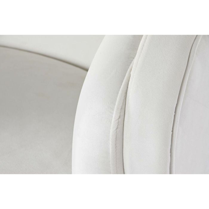 Butaca DKD Home Decor Blanco Natural Madera 91 x 80 x 78 cm 2
