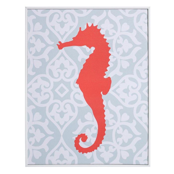 Cuadro Impresión Pulpo 2/M Gris-Rojo 28 X 2 X 36 cm