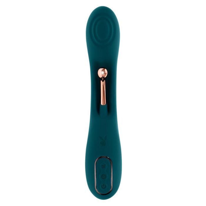 Vibrador Doble Estimulación Evolved Playboy Verde 18