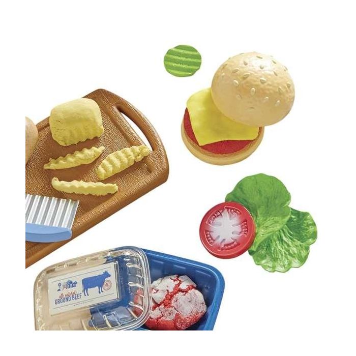 Kit de hamburguesas de creative chefs cheeseburger and fries kit. incluye 22 accesorios. 0 Kit de hamburguesas de creative chefs cheeseburger and fries kit. incluye 22 accesorios. 0
