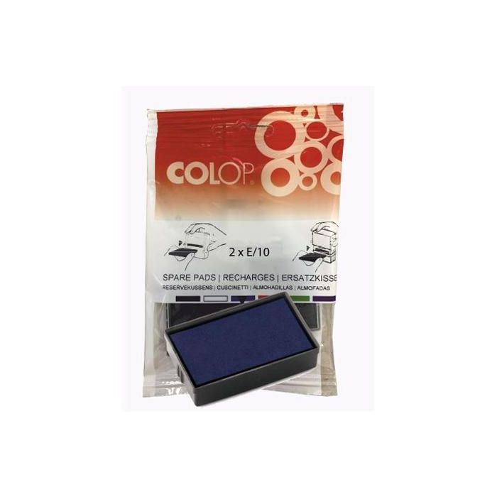 Colop Almohadilla E-10 Azul Blister -2U- Colop Almohadilla E-10 Azul Blister -2U-