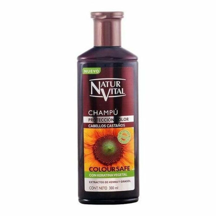 Natur Vital Champú Coloursafe Castaño