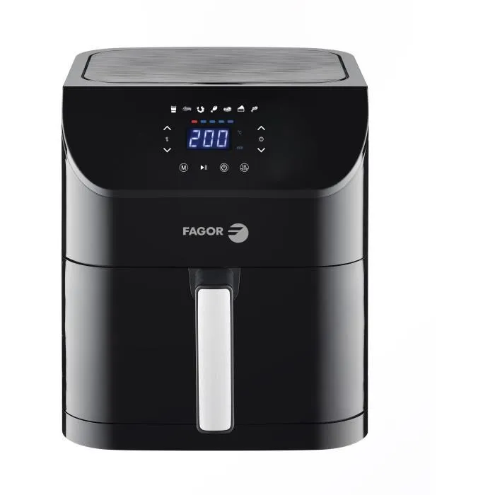 Fagor Freidora sin Aceite Airfryer XL FAG3508510692038 8L 1800W Pantalla Táctil 7 Programaciones Negra 0 Fagor Freidora sin Aceite Airfryer XL FAG3508510692038 8L 1800W Pantalla Táctil 7 Programaciones Negra 0