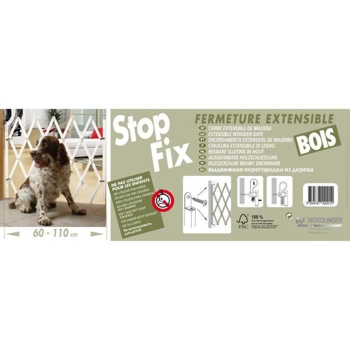 perro blanco Barriere Stopfix 3