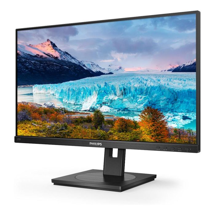 Philips Monitor 272S1AE 27 Pulgadas Full HD IPS 4ms HDMI DisplayPort VESA Pivot Altavoces Negro 4