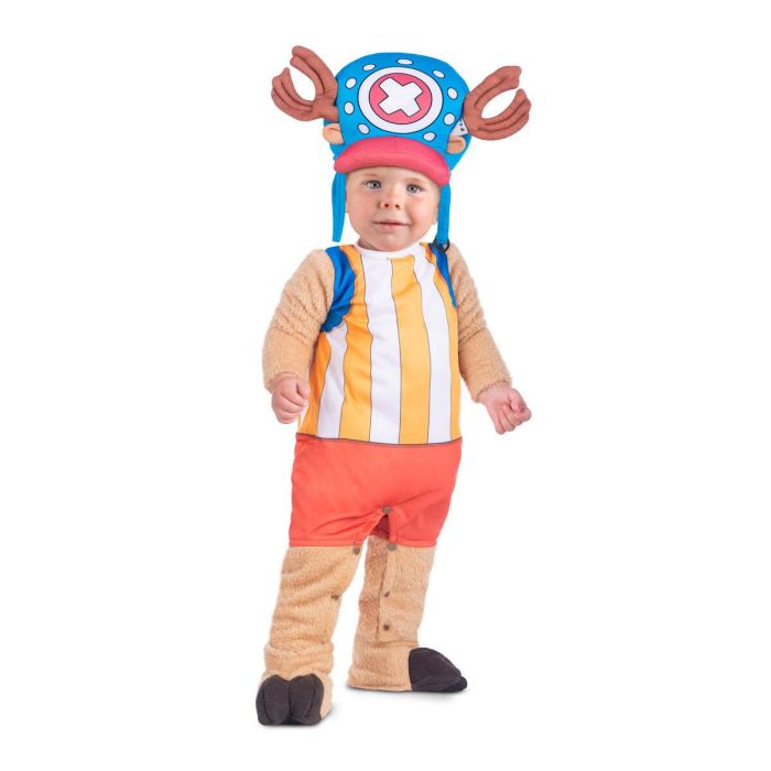 Disfraz chopper gorro, mono y cubrebotas talla 7-12 m 2