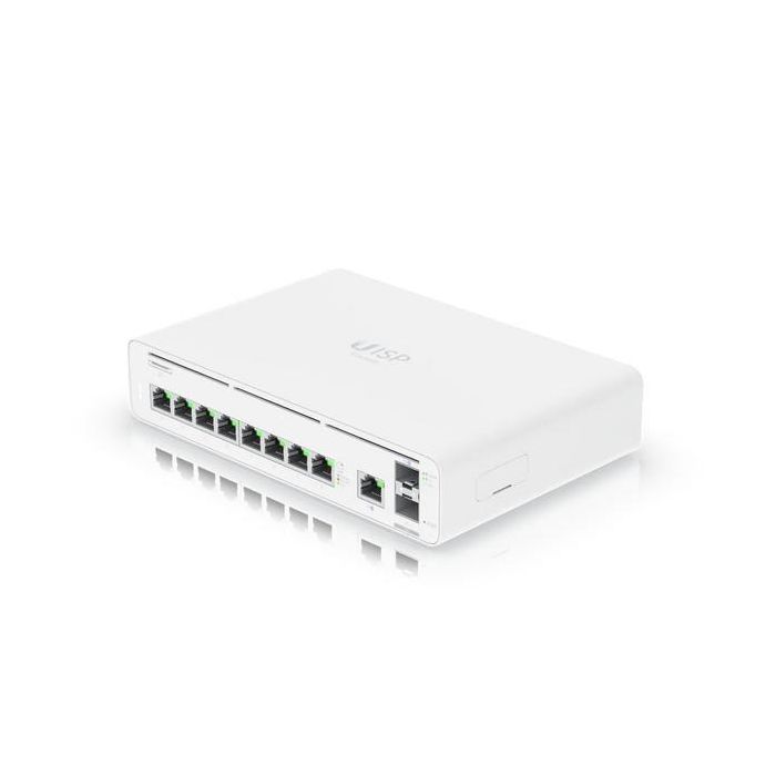 Ubiquiti Consola UISP con Switch y Gateway Multi-Gigabit, (2) Puertos 10G SFP+, (9) Puertos GbE RJ45, 1U, 210.4x140.2x43.7 mm Ubiquiti Consola UISP con Switch y Gateway Multi-Gigabit, (2) Puertos 10G SFP+, (9) Puertos GbE RJ45, 1U, 210.4x140.2x43.7 mm