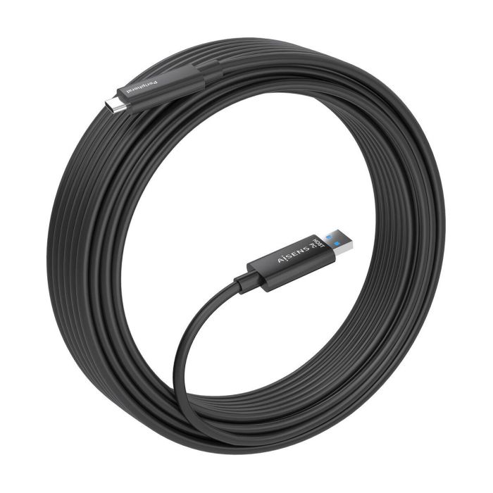 AISENS - CABLE USB3.2 GEN2x1 10GBPS AOC SOLO DATOS, USB-A/M-USB-C/M, NEGRO, 15M 3 AISENS - CABLE USB3.2 GEN2x1 10GBPS AOC SOLO DATOS, USB-A/M-USB-C/M, NEGRO, 15M 3