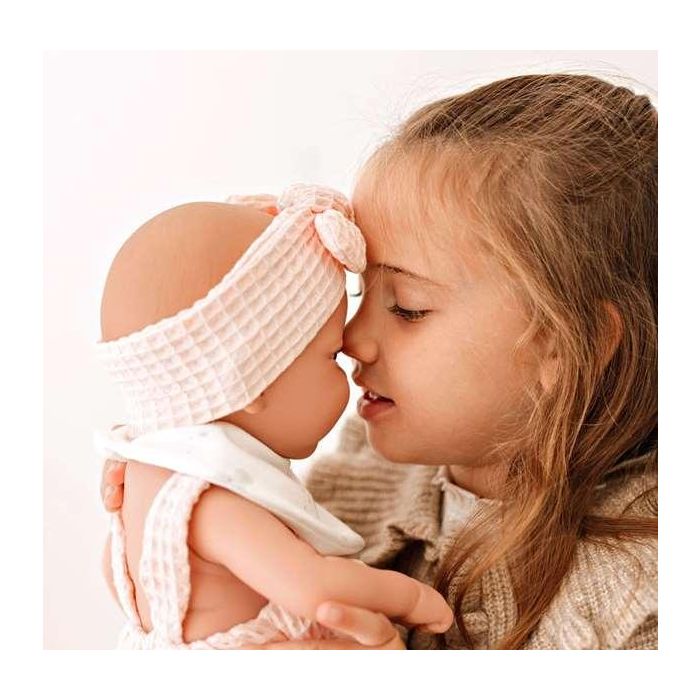 Muñecas Arias Muñeca Zoe 42 cm Rosa c/Cambiador y Babero (Cuerpo Vinyl, Sexo Niña) 7