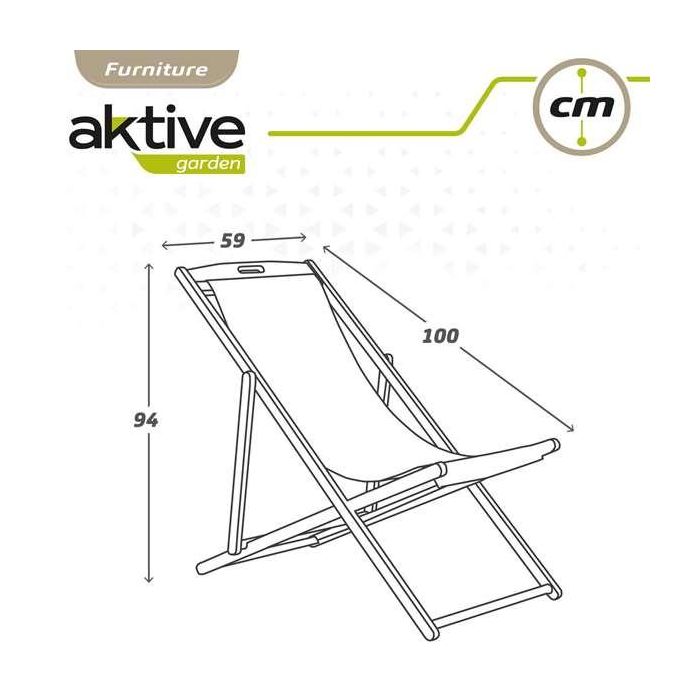 Hamaca Aktive Blanco 59 x 94 x 100 cm 2