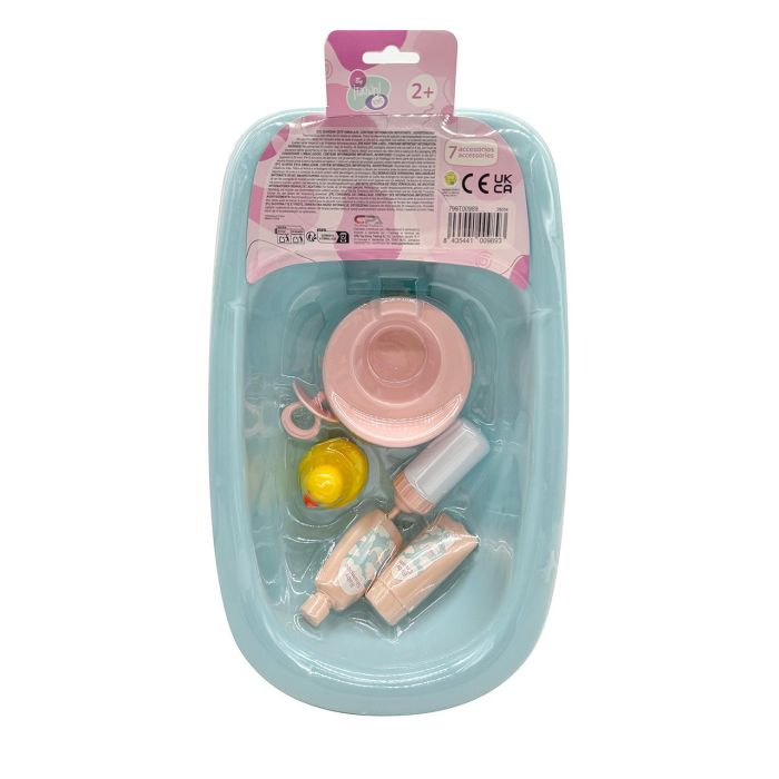 Bañera Azul Para Muñecos Con 7 Complementos T00989 Tachan 1 Bañera Azul Para Muñecos Con 7 Complementos T00989 Tachan 1