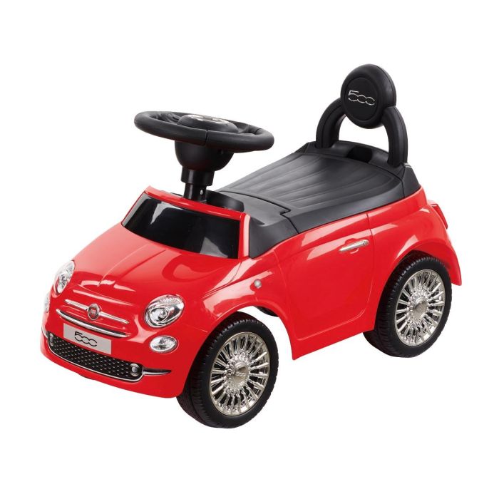 Tachan Correpasillos Fiat 500 Rojo con Sonidos y Música - Coche para Niños de 1 a 3 Años (Máx. 25 kg)