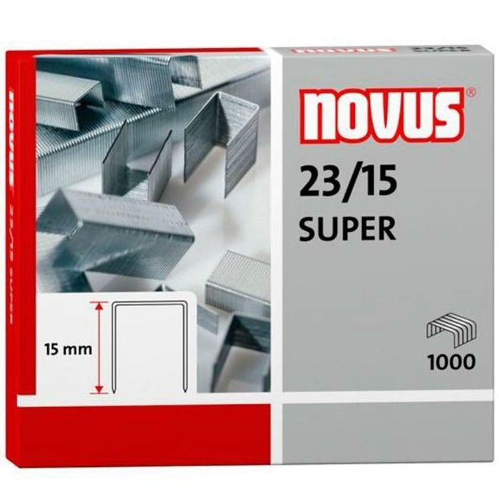 Grapas Novus 1000 Piezas 23/15 (50 Unidades) 1