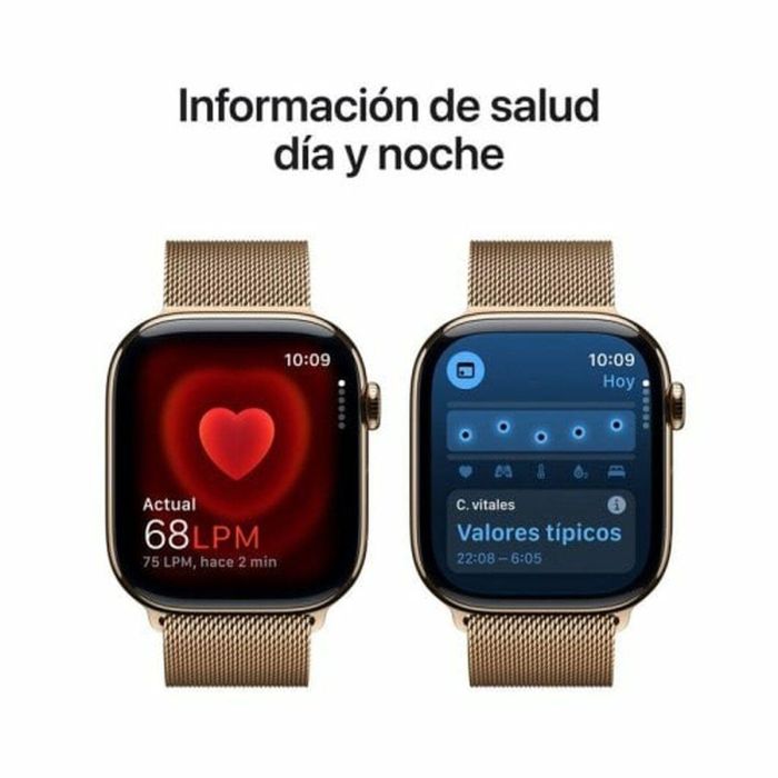 Reloj Hombre Apple Dorado 46 mm 5