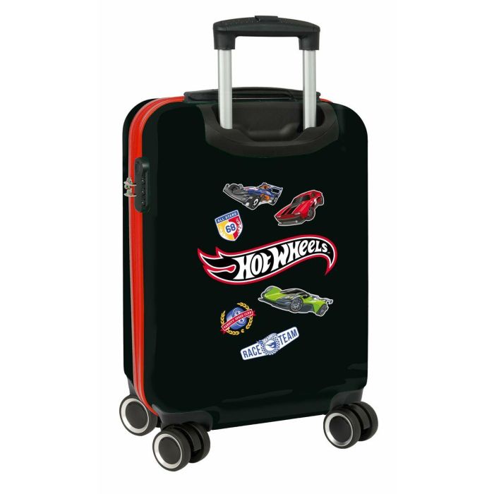 Hot Wheels Trolley Cabina 20" Rígida 34,5x55x20 cm para Niños +3 Años Maleta de Viaje Ruedas Asa Extensible 3