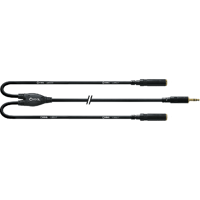 Cable Y Minijack Estéreo/2 Minijacks Hembra 30 Cm 2 Cable Y Minijack Estéreo/2 Minijacks Hembra 30 Cm 2