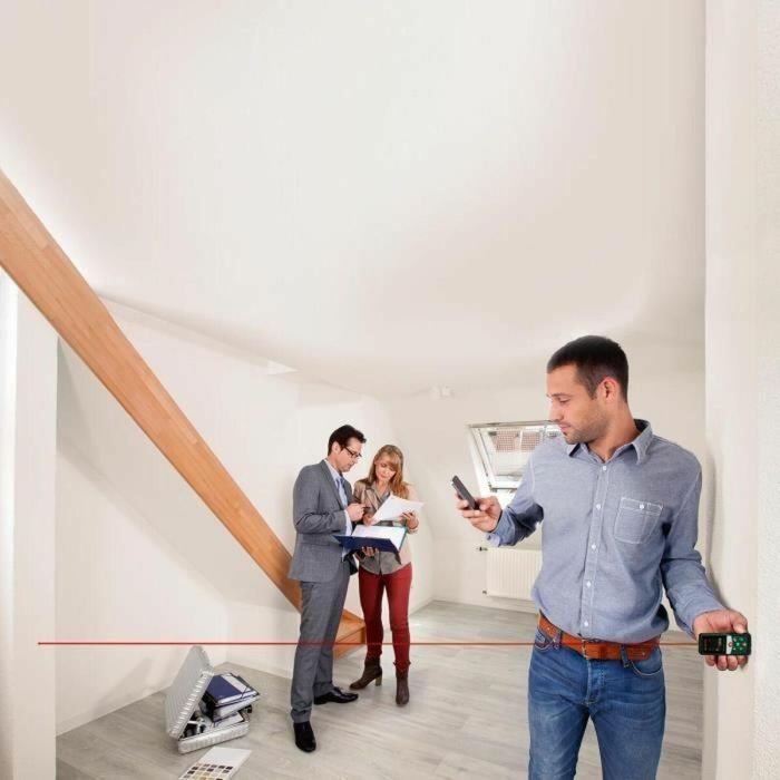 Bosch BOS4053423245219 Telémetro láser AdvancedDistance 50 C para medición precisa de distancias hasta 50 metros con pantalla táctil. 2