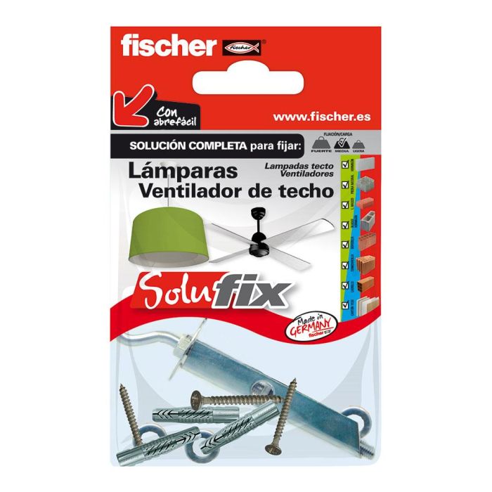 Solufix lámparas/ventiladores de techo 502689 fischer