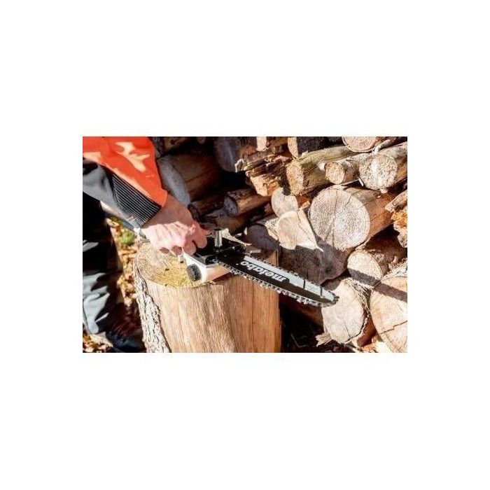 Metabo MA-MS 25 Herramienta multifunción para podadora de altura 18 V, cadena y carril de corte de 25 cm 2