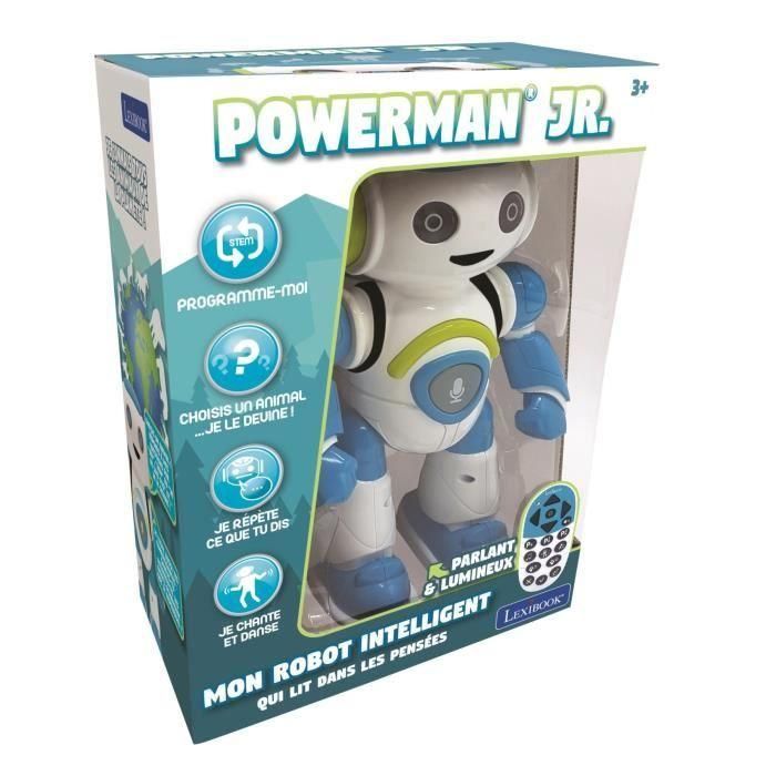 LEXIBOOK - POWERMAN Junior - Robot educativo interactivo - Edades 3+ 4 LEXIBOOK - POWERMAN Junior - Robot educativo interactivo - Edades 3+ 4