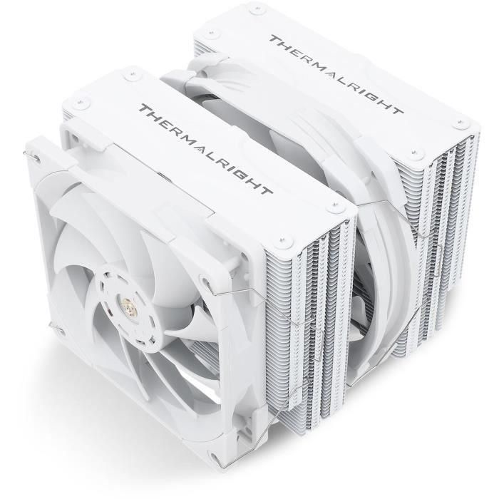 Disipador de CPU - THERMALRIGHT - Frost Commander 140 - Blanco - Ventiladores 1x140mm + 1x120mm - Compatibilidad Intel y AMD Disipador de CPU - THERMALRIGHT - Frost Commander 140 - Blanco - Ventiladores 1x140mm + 1x120mm - Compatibilidad Intel y AMD