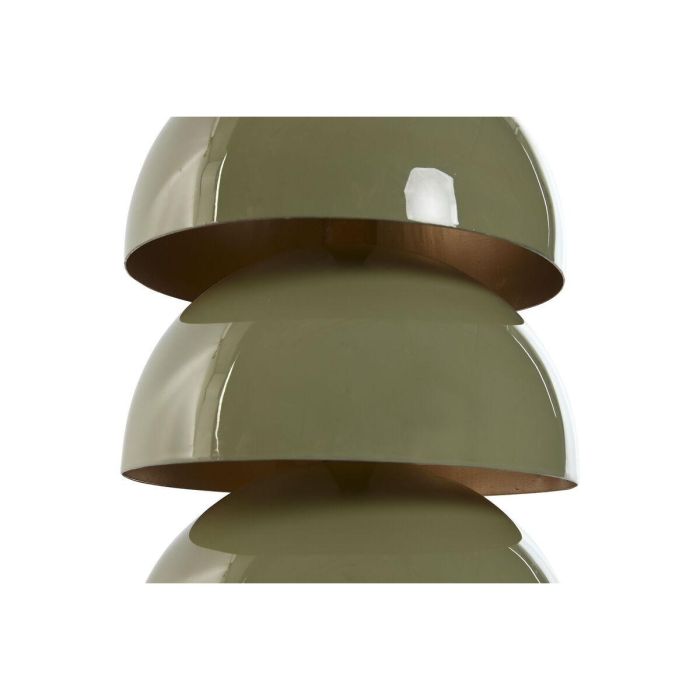 DKD Home Decor Lámpara de Sobremesa Moderna Verde de Metal con 1 Bombilla E27, 20.5 x 37 x 20.5 cm 3